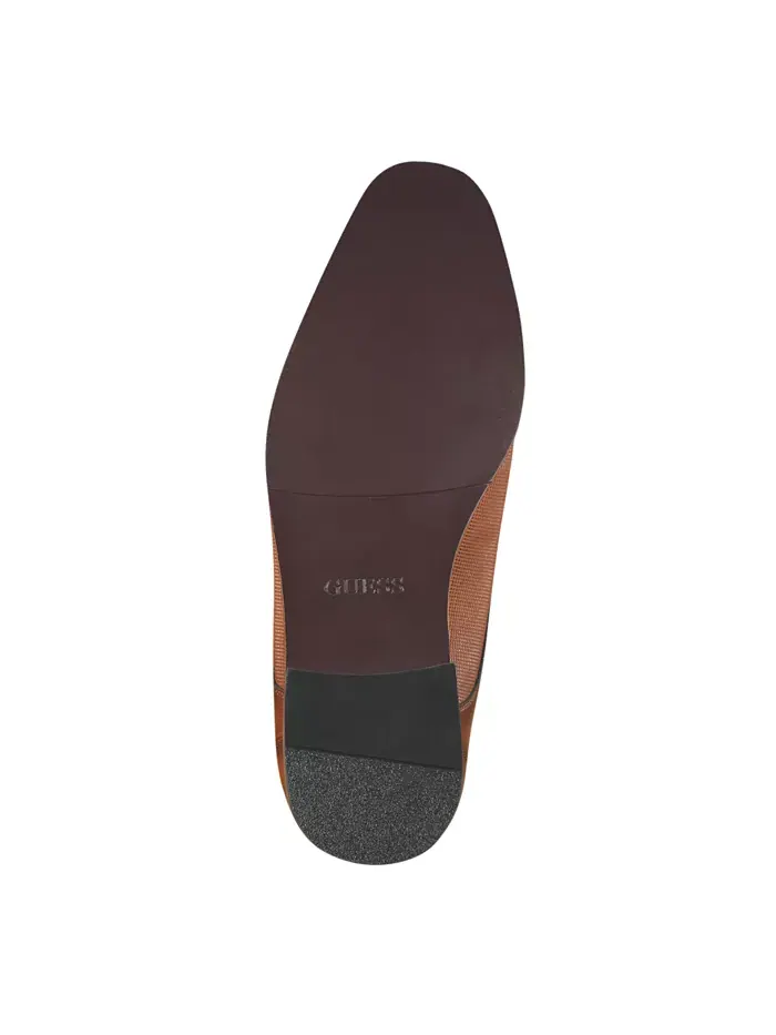 Мужские классические оксфорды Shelly Cap Toe на шнуровке GUESS — изображение 5 из 5, коричневый