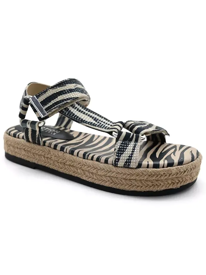 Женские сандалии Coast на платформе Kenneth Cole Reaction — изображение 1 из 7, черный/натуральный