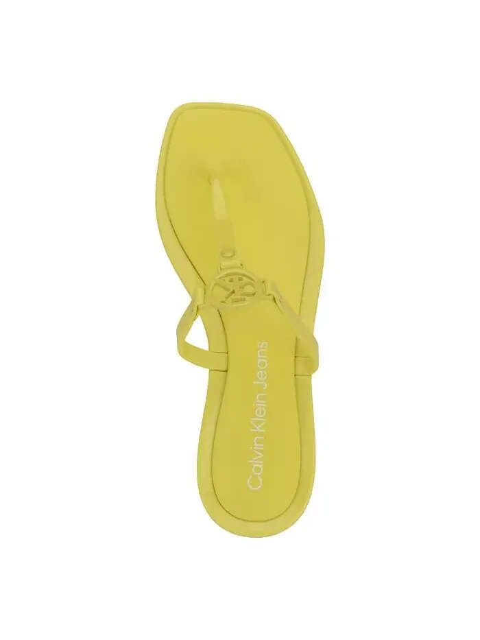Сандалии женские Calvin Klein Jelly Thong — изображение 4 из 5, желтый