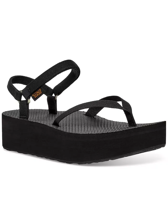 Женские сандалии Flatform Slim Teva — изображение 1 из 5, черный