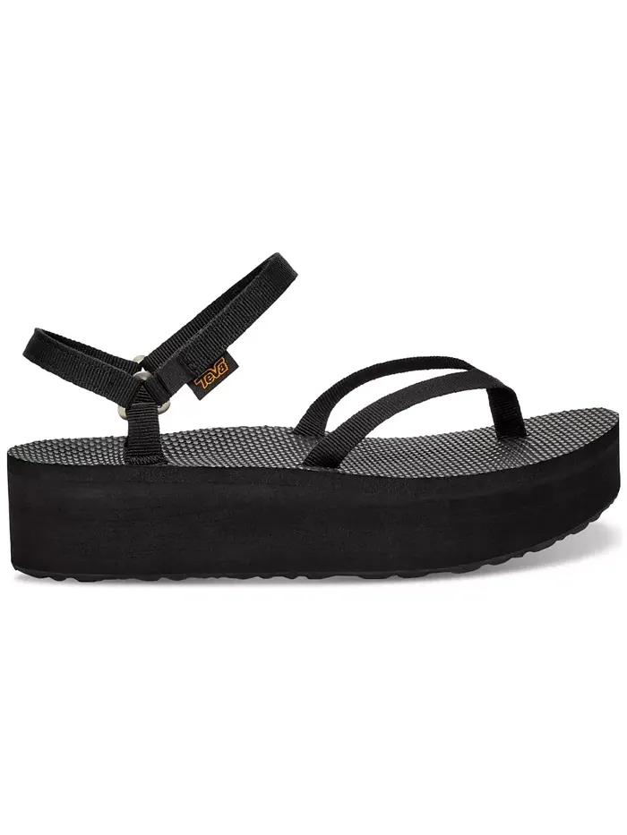 Женские сандалии Flatform Slim Teva — изображение 2 из 5, черный