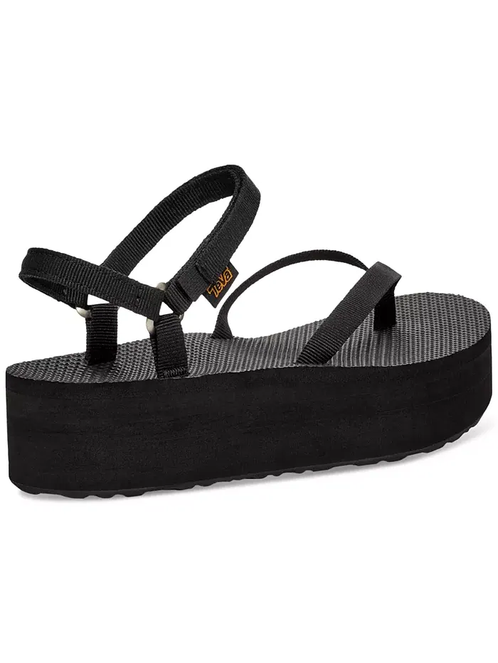Женские сандалии Flatform Slim Teva — изображение 3 из 5, черный
