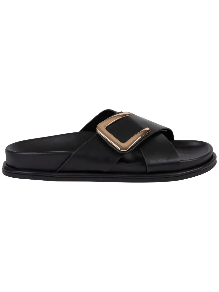 Женские сандалии выходного дня с перекрестной стелькой GC Shoes — изображение 2 из 5, черный