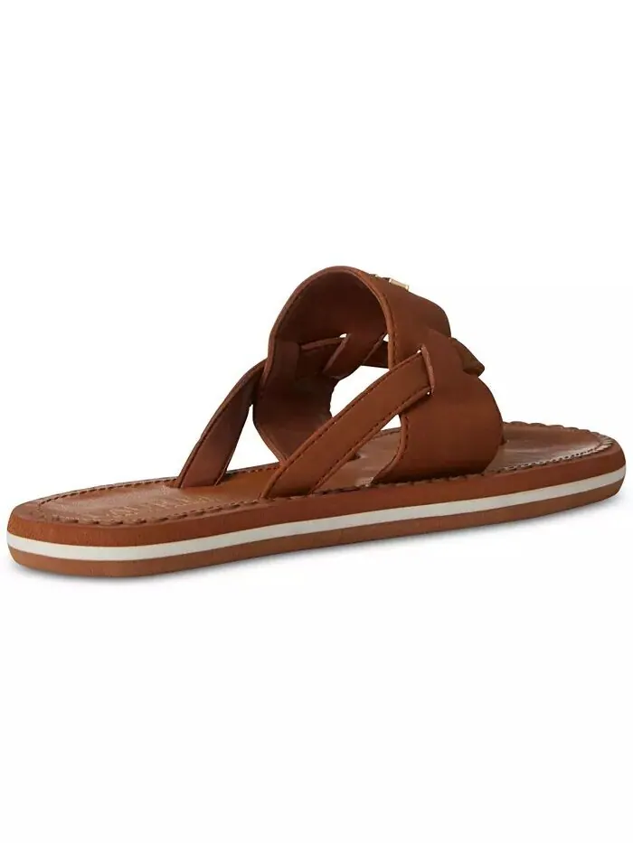 Женские босоножки Rosalind Thong Lauren Ralph Lauren — изображение 4 из 7, бежевый
