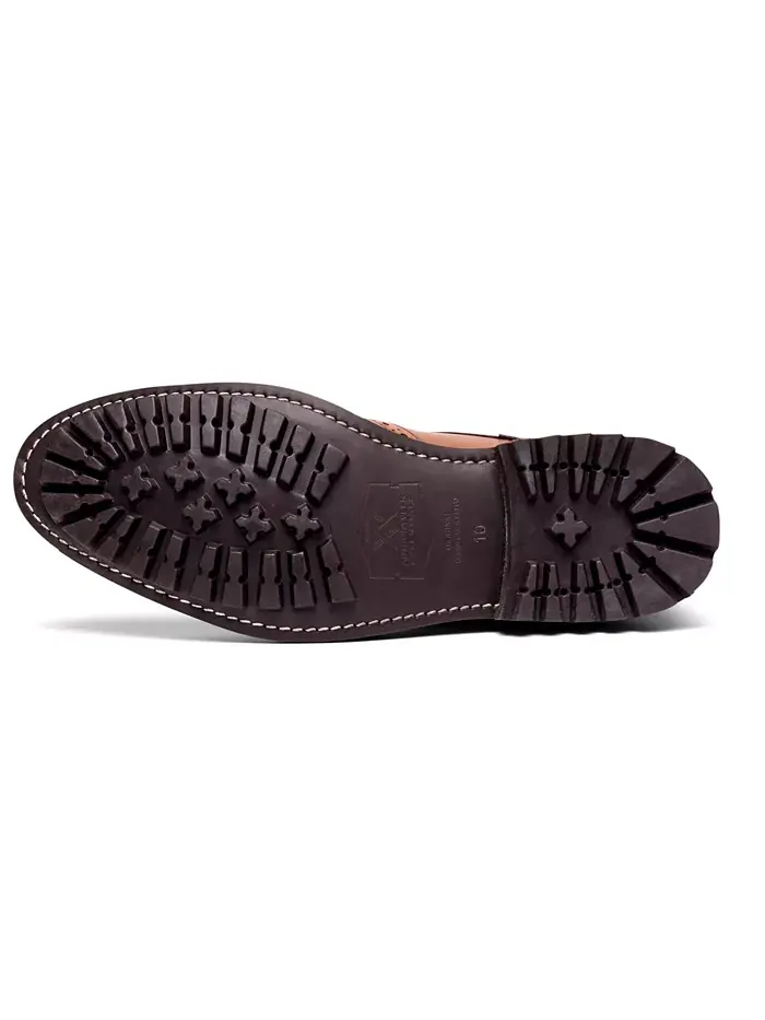 Мужские кожаные модельные ботинки Grant Wingtip Anthony Veer — изображение 5 из 5, коричневый