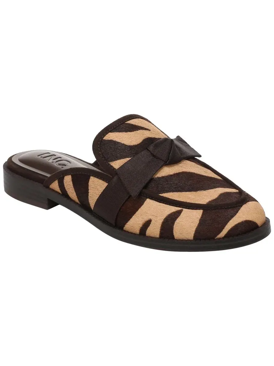 Женские мюли-слипоны Karindaa Bow I.N.C. International Concepts, Cafe Zebra Haircalf