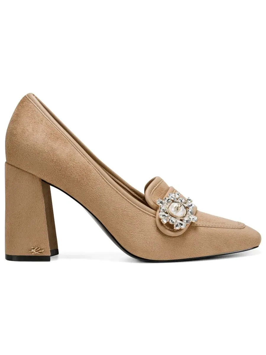Туфли-лодочки с каблуком-блок Savannah II KARL LAGERFELD PARIS, Cartouche — изображение 2 из 5