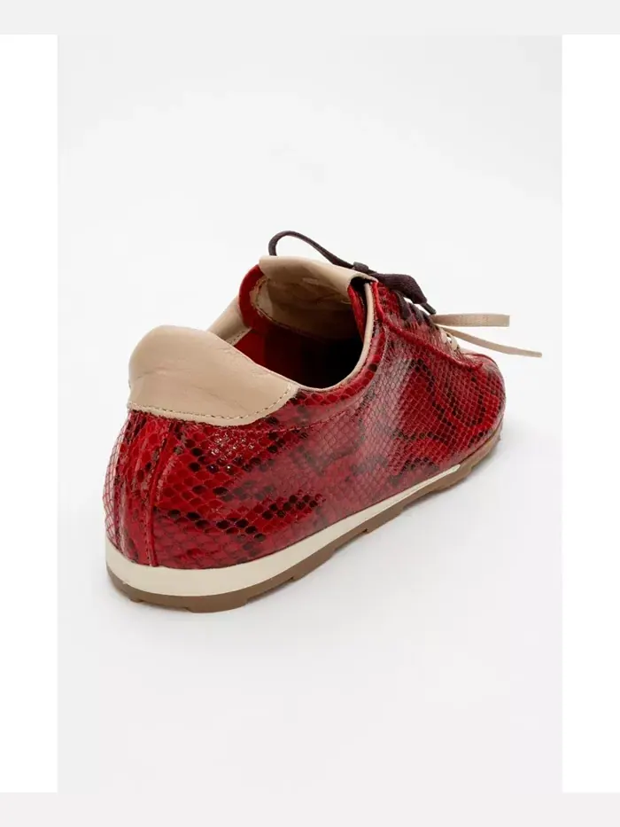 Кроссовки Crea Leather (женские) Forever & Always Shoes — изображение 4 из 4, красный