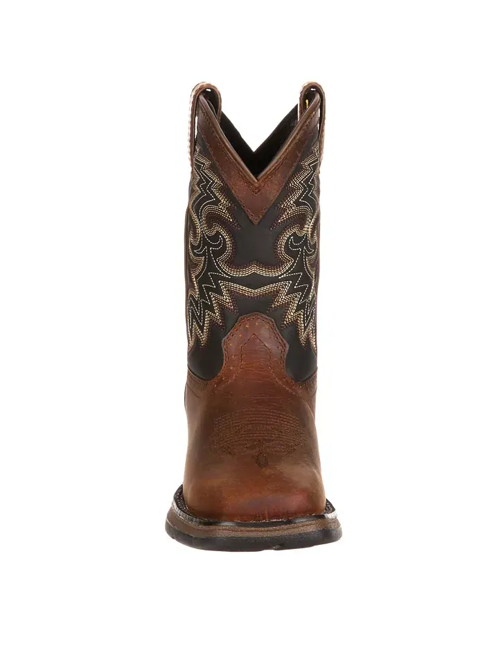 Детские ботинки Lil' Rebelby Western Durango — изображение 3 из 7, бежевый черный
