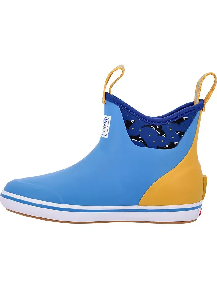 Женские ботильоны Salmon Sisters 6 дюймов Ankle Deck XTRATUF — изображение 5 из 7, синий