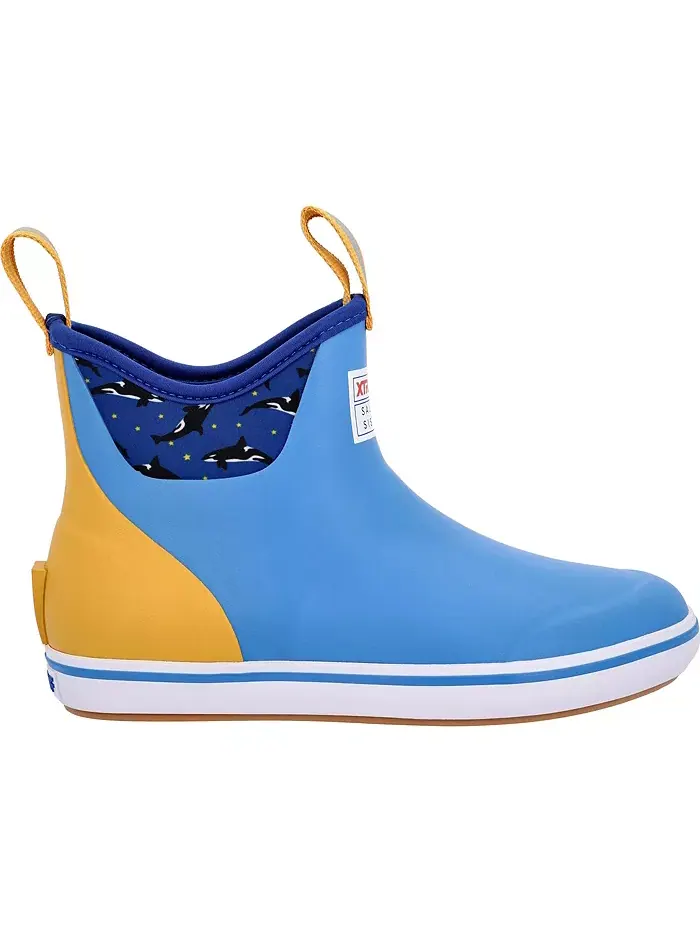 Женские ботильоны Salmon Sisters 6 дюймов Ankle Deck XTRATUF — изображение 6 из 7, синий