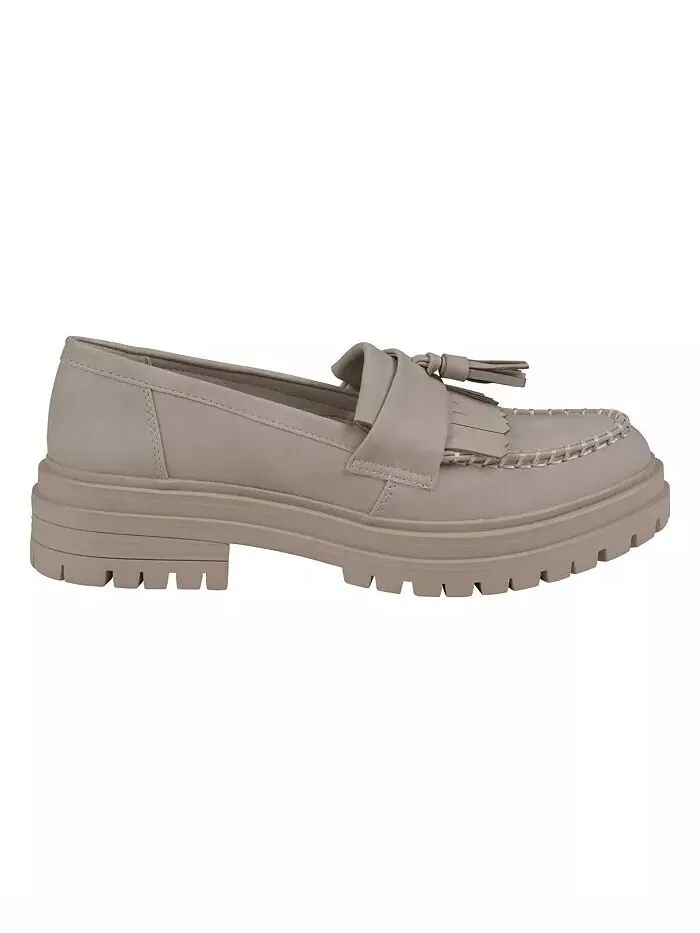 Женские лоферы Tillie с кисточками на подошве и ушками GC Shoes — изображение 2 из 5, бежевый