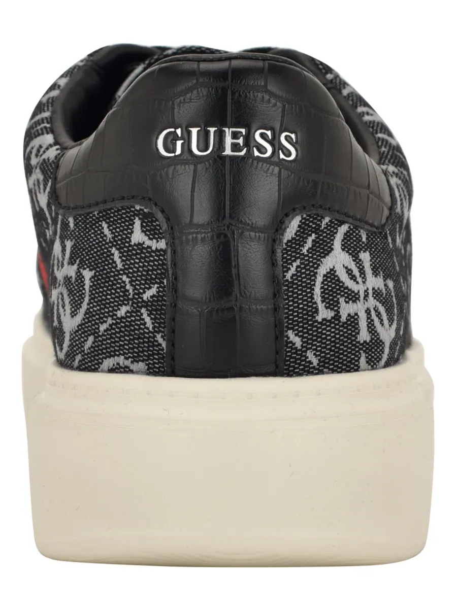 Мужские повседневные кроссовки на шнуровке от бренда Caffen GUESS — изображение 3 из 5, черный мульти