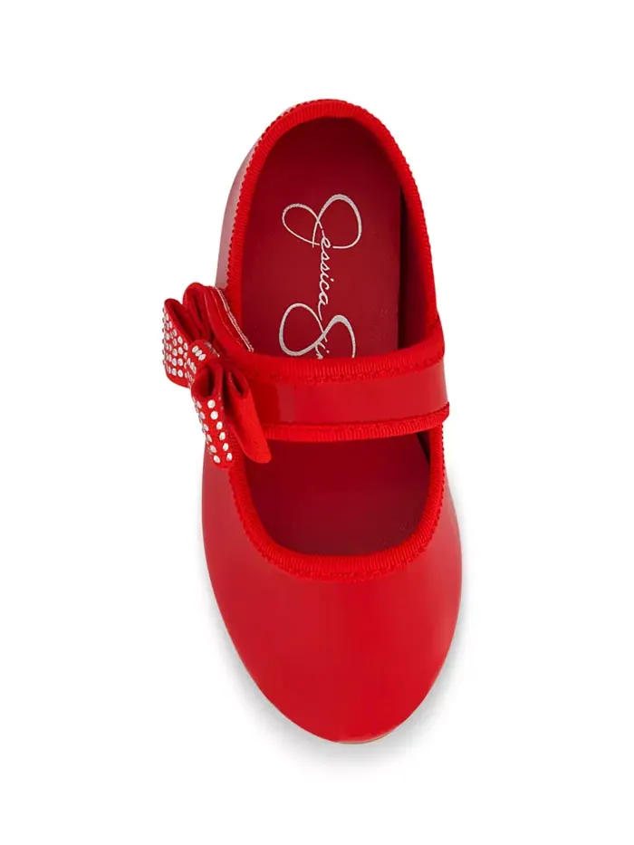Балетки Amy Crystal Bow для девочек Jessica Simpson — изображение 2 из 6, золото
