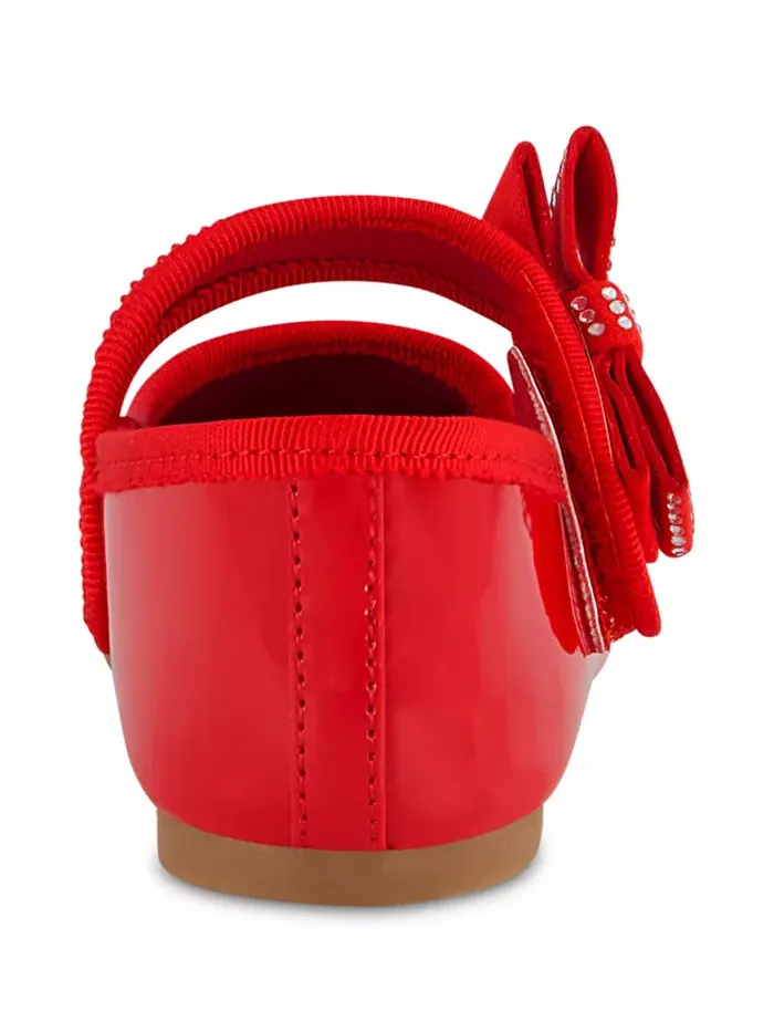 Балетки Amy Crystal Bow для девочек Jessica Simpson — изображение 5 из 6, золото
