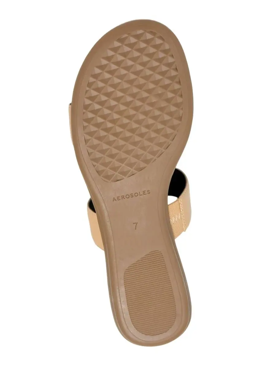 Женские сандалии-слипоны Concetta Aerosoles — изображение 5 из 6, бежевый