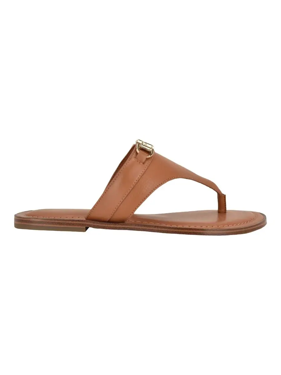 Tommy Hilfiger Женские сандалии Goldiea Flat Ornamented Sandal — изображение 2 из 5, коричневый