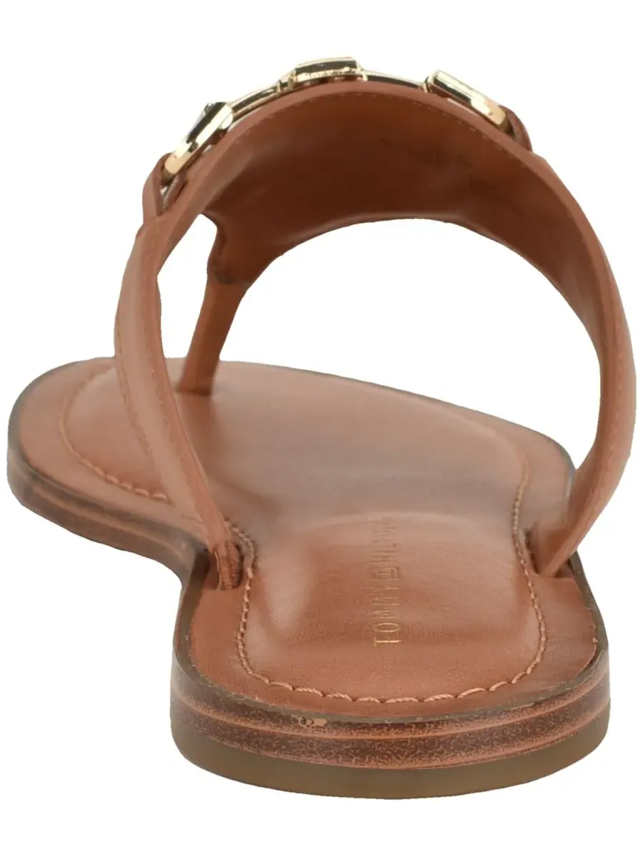 Tommy Hilfiger Женские сандалии Goldiea Flat Ornamented Sandal — изображение 3 из 5, коричневый