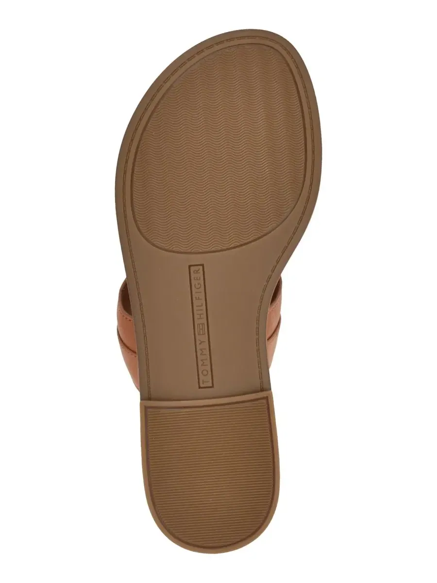 Tommy Hilfiger Женские сандалии Goldiea Flat Ornamented Sandal — изображение 5 из 5, коричневый