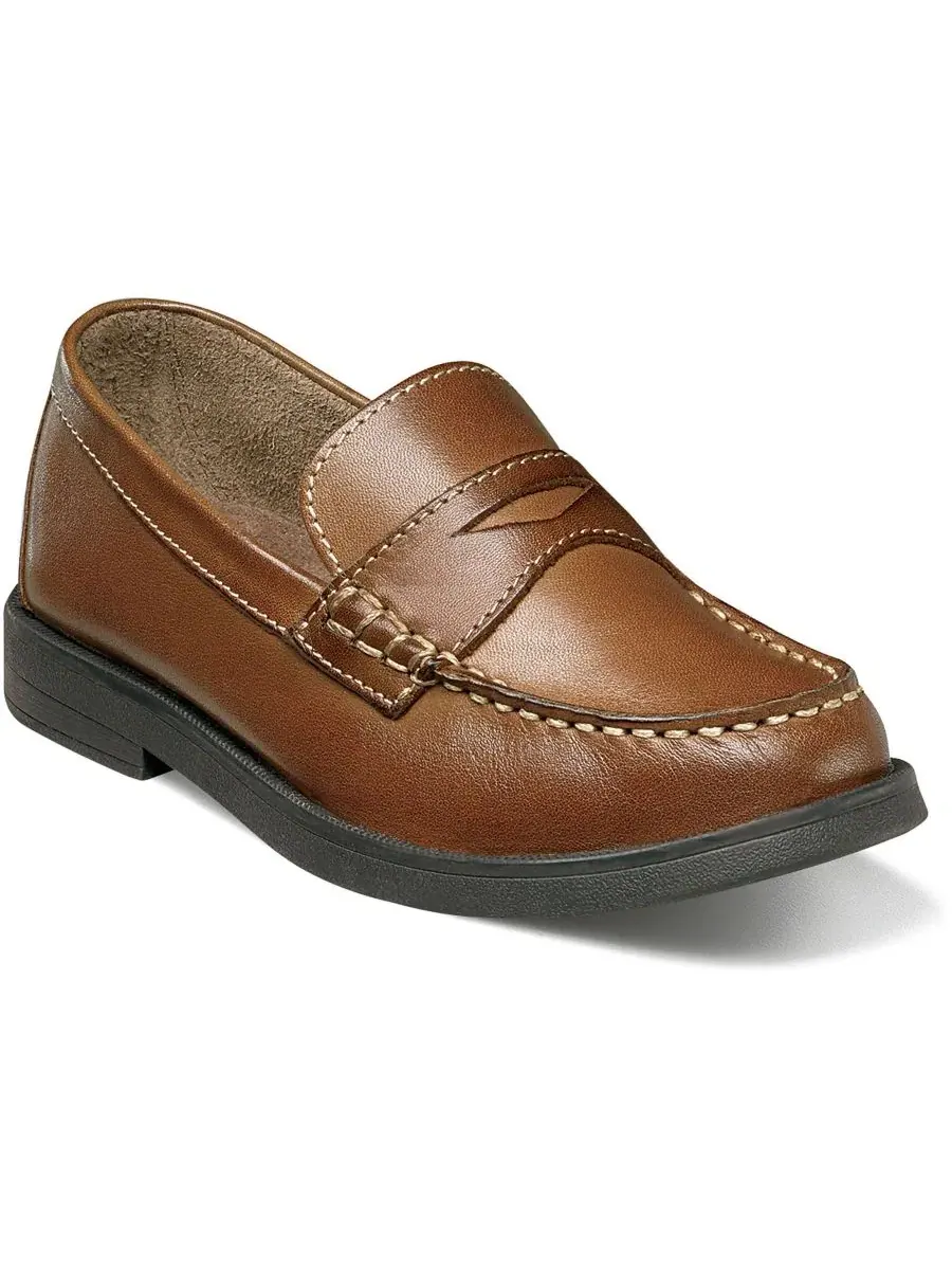 Туфли-лoaферы для мальчика Croquet Penny Loafer JR Florsheim — изображение 1 из 7, бежевый