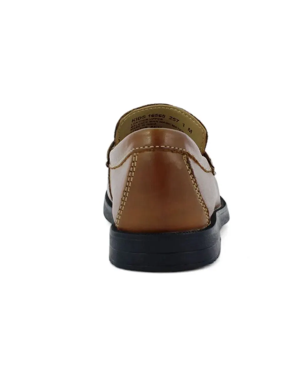 Туфли-лoaферы для мальчика Croquet Penny Loafer JR Florsheim — изображение 4 из 7, бежевый
