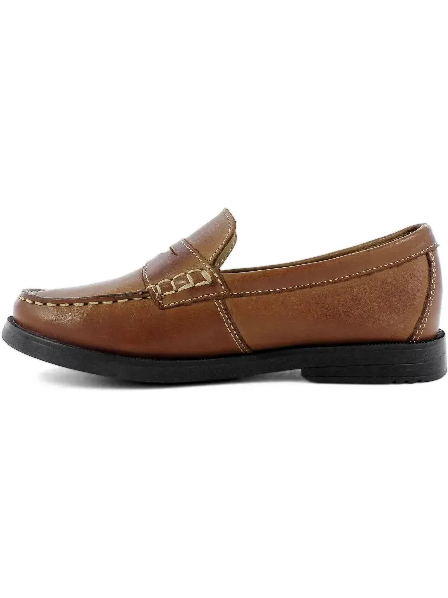 Туфли-лoaферы для мальчика Croquet Penny Loafer JR Florsheim — изображение 5 из 7, бежевый