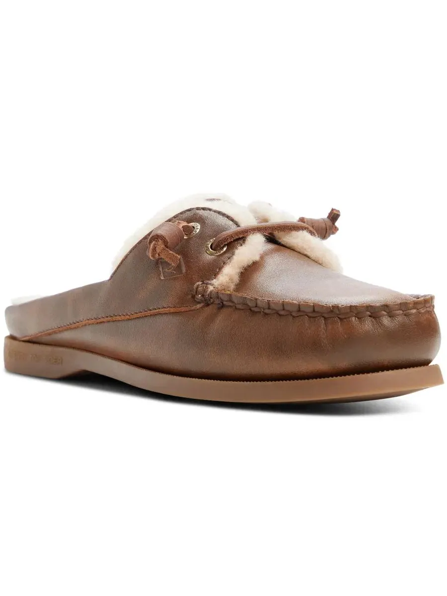 Мюли из кожи с мысиком Sperry — изображение 1 из 5, коричневый