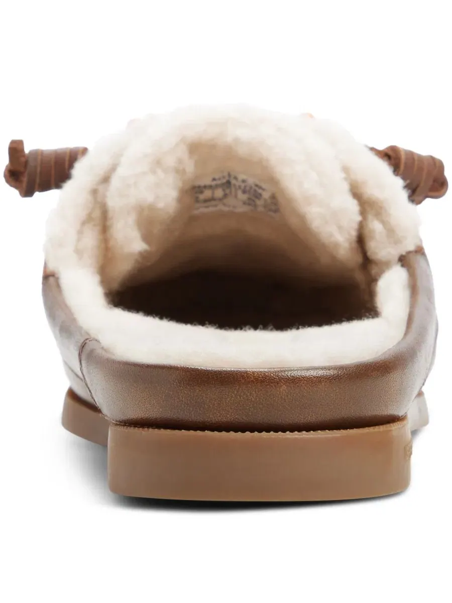 Мюли из кожи с мысиком Sperry — изображение 3 из 5, коричневый