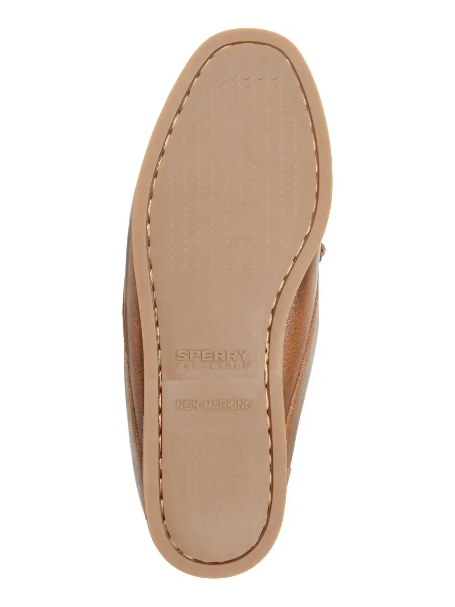 Мюли из кожи с мысиком Sperry — изображение 5 из 5, коричневый
