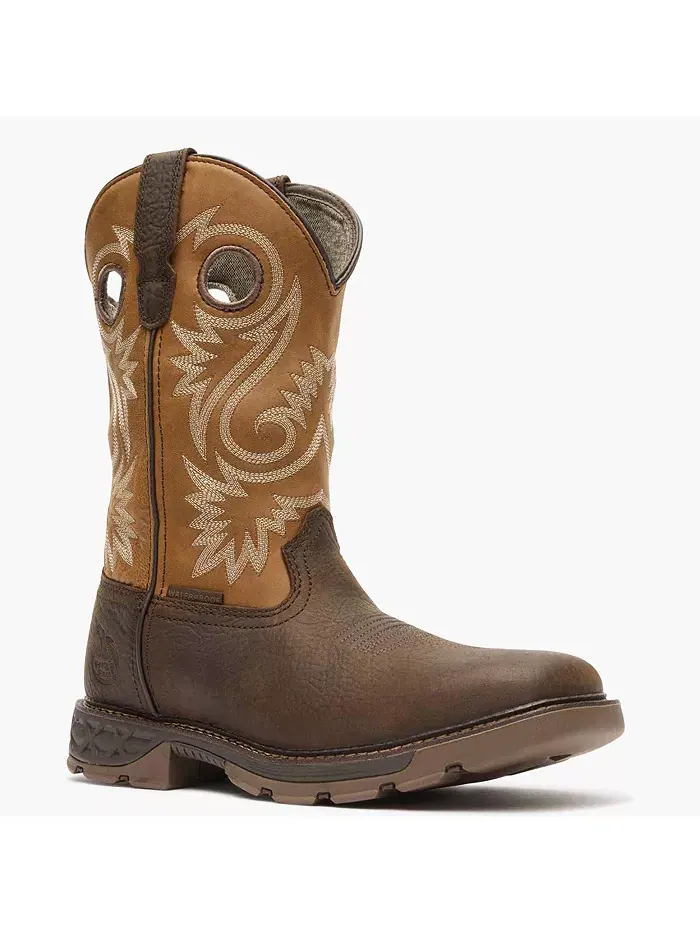 Carbo-Tec FLX 11" Водонепроницаемые рабочие ботинки без шнуровки GEORGIA BOOT — изображение 1 из 7, коричневый оранжевый
