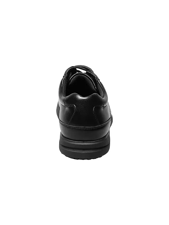 Мужские оксфорды Sherman Plain Toe с противоскользящей подошвой Nunn Bush — изображение 4 из 7, черный