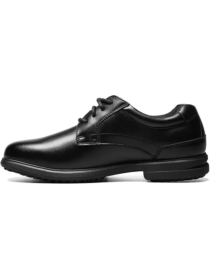 Мужские оксфорды Sherman Plain Toe с противоскользящей подошвой Nunn Bush — изображение 5 из 7, черный