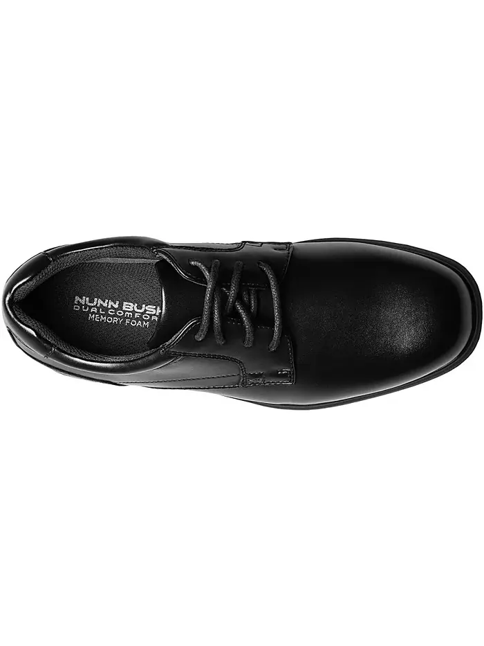 Мужские оксфорды Sherman Plain Toe с противоскользящей подошвой Nunn Bush — изображение 6 из 7, черный