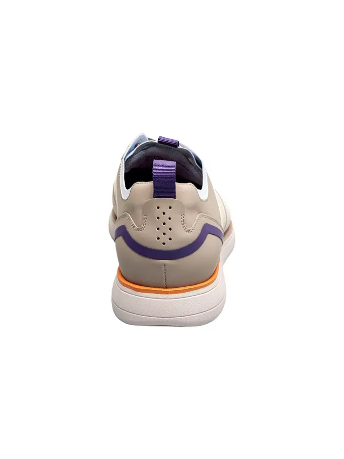 Мужские туфли Everidge Plain Toe на эластичных шнурках Stacy Adams — изображение 4 из 9, кремовый мульти