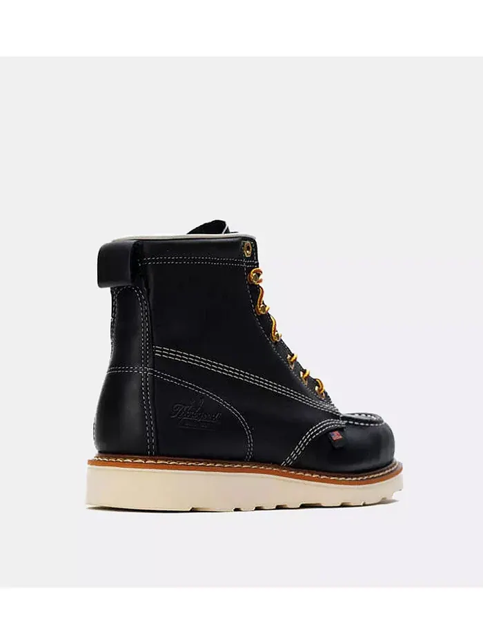Мужские рабочие ботинки American Heritage 6" Black Moc Toe Thorogood — изображение 2 из 6, черный