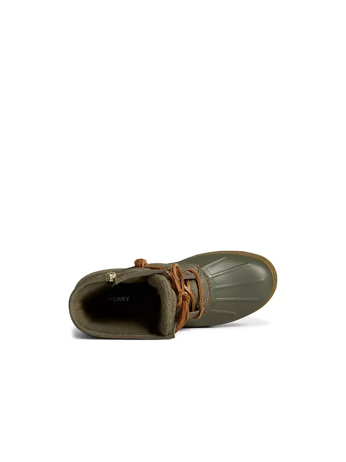 Женские ботинки Saltwater 2.0 с круглым носком Sperry — изображение 4 из 9, зеленый