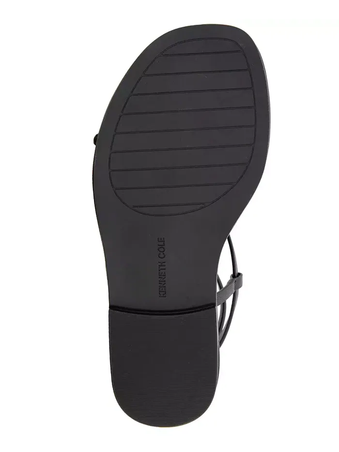Плоские сандалии Paros Jewel с квадратным носком Kenneth Cole New York — изображение 5 из 8, черный