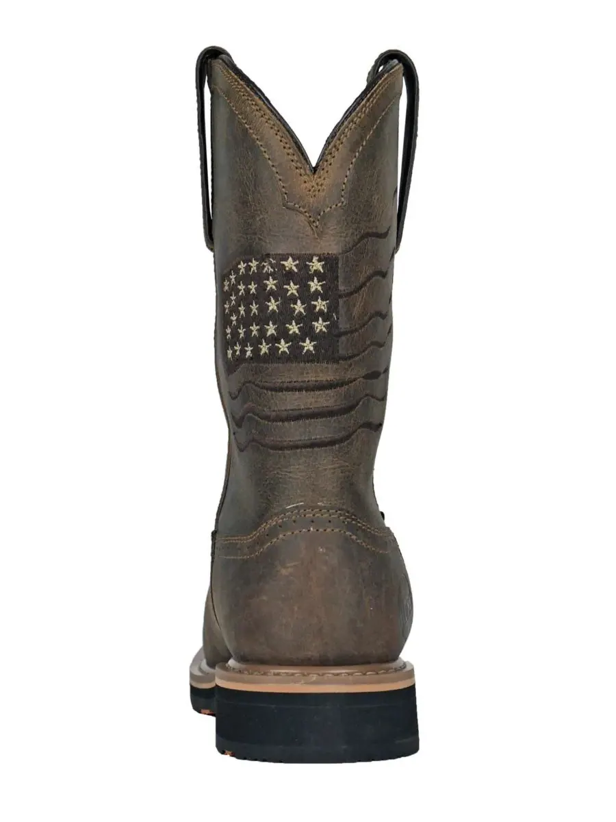 Мужские рабочие ботинки Rushmore с композитным носком Hoss Boot Company — изображение 3 из 3, коричневый