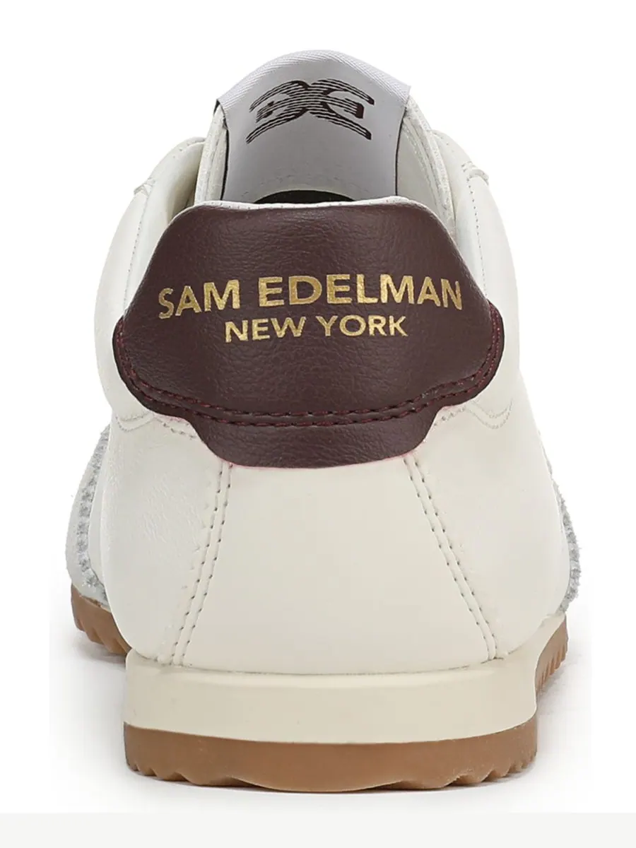 Женские кроссовки Isella 2 на шнуровке Sam Edelman — изображение 3 из 5, белый винный
