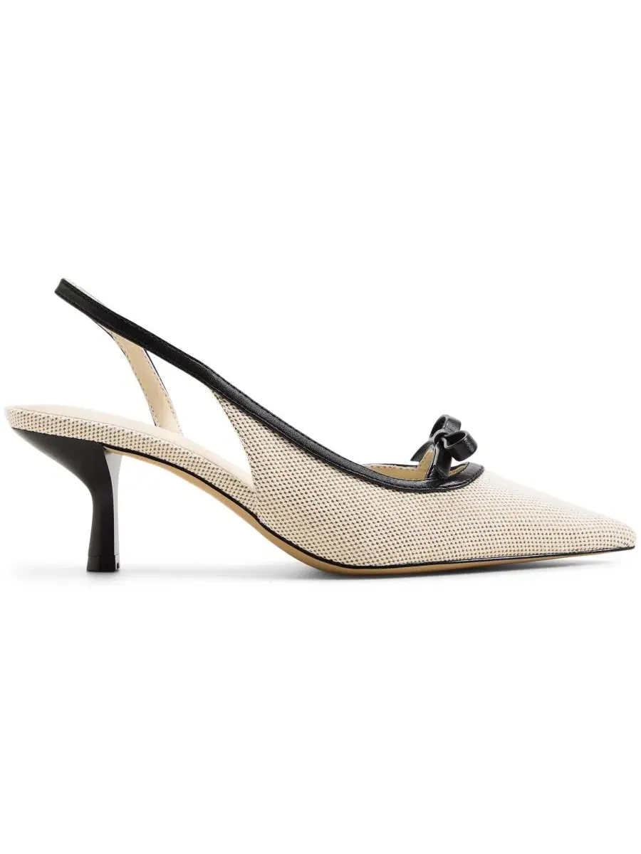 Туфли-лодочки с ремешком и бантом, модель Philipa Slingback ALDO — изображение 2 из 5, бежевый