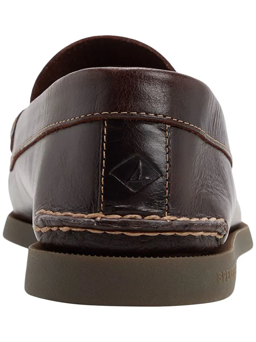 Мужские лоферы с круглым носком, модель Anchored Harbor Sperry — изображение 3 из 5, коричневый