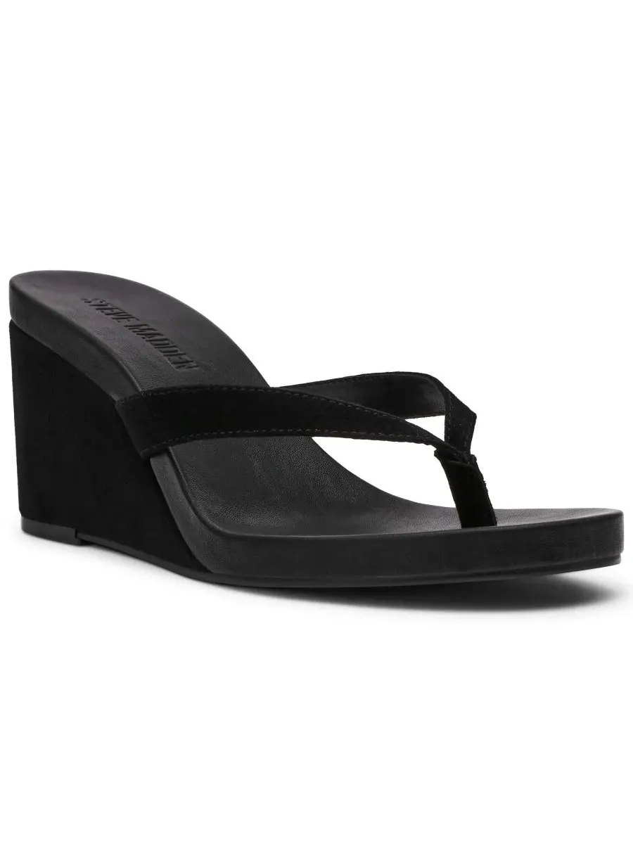 Женские сандалии-вьетнамки на танкетке для игры Steve Madden