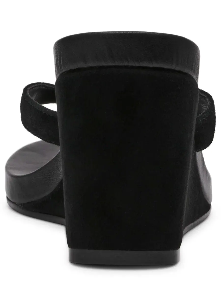Женские сандалии-вьетнамки на танкетке для игры Steve Madden — изображение 4 из 7, черный
