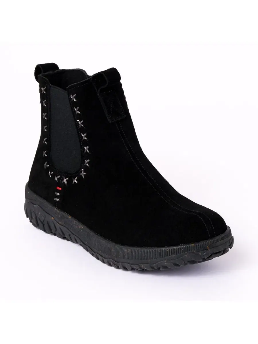 Ботинки челси из замши с флисом Minnetonka — изображение 1 из 6, черный