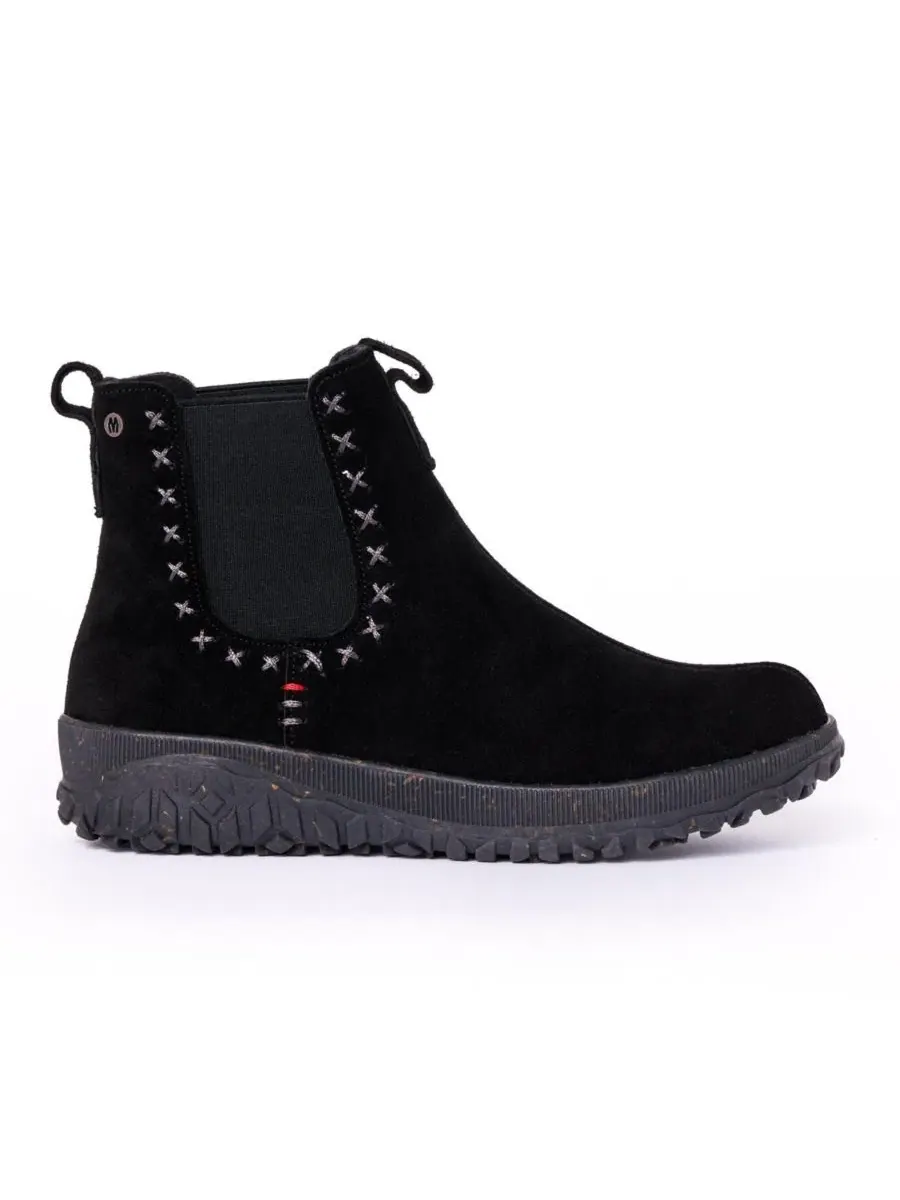 Ботинки челси из замши с флисом Minnetonka — изображение 3 из 6, черный