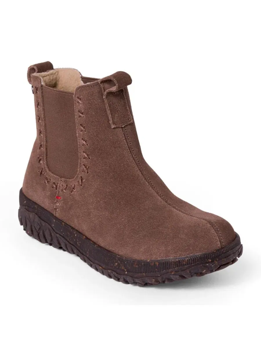Ботинки-челси из замши с утеплением Minnetonka — изображение 1 из 5, какао