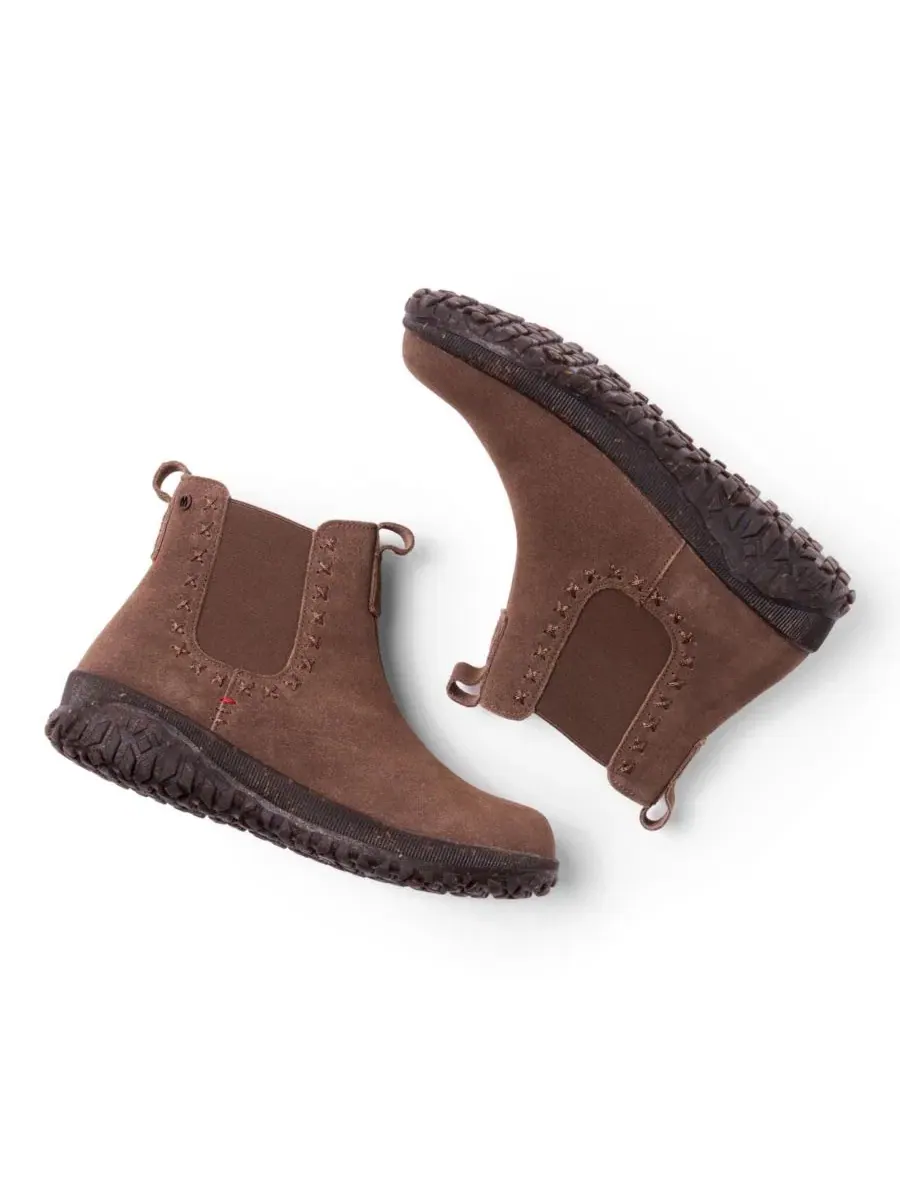 Ботинки-челси из замши с утеплением Minnetonka — изображение 2 из 5, какао