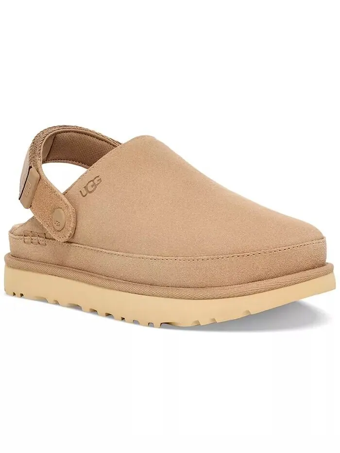 Женские сабо Goldenstar с открытой пяткой на плоской подошве UGG — изображение 1 из 8, бежевый