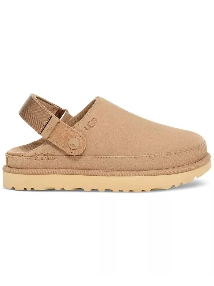 Женские сабо Goldenstar с открытой пяткой на плоской подошве UGG — изображение 2 из 8, бежевый