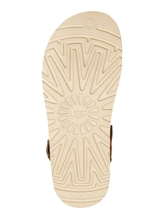 Женские сабо Goldenstar с открытой пяткой на плоской подошве UGG — изображение 5 из 8, орех
